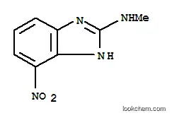 1H-벤즈이미다졸-2-아민,N-메틸-4-니트로-(9CI)