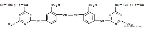 4,4′-ビス[4-アミノ-6-[3-(ジエチルアミノ)プロピルアミノ]-1,3,5-トリアジン-2-イルアミノ]スチルベン-2,2′-ジスルホン酸