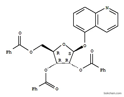 .beta.-D-리보푸라노사이드, 5-퀴놀리닐, 2,3,5-트리벤조에이트