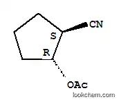 사이클로펜탄카보니트릴, 2-(아세틸옥시)-, (1S,2R)-(9CI)