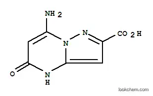피라졸로[1,5-a]피리미딘-2-카르복실산, 7-아미노-4,5-디하이드로-5-옥소-(9CI)