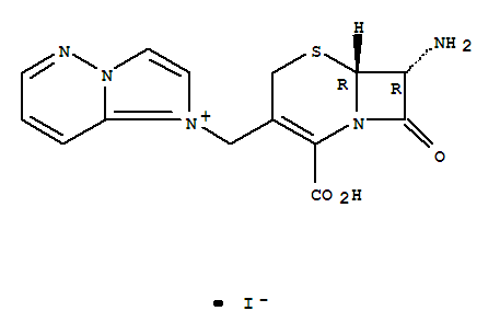 1-[((7R)-7-AMINO-4-CARBOXY-3,4-DIDEHYDROCEPHAM-3-YL)METHYL]-1H-IMIDAZO[1,2-B]PYRIDAZIN-4-IUMIODIDE