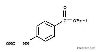 벤조산, 4-(포르밀아미노)-, 1-메틸에틸 에스테르(9CI)