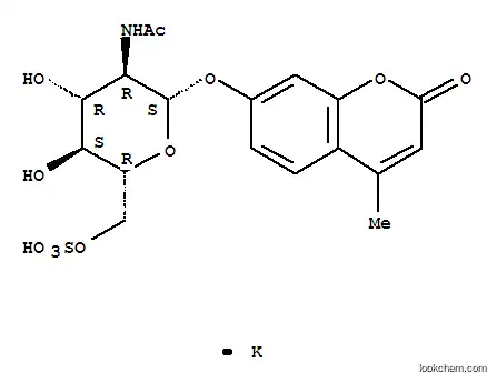 4-메틸움벨리페릴 6-설포-2-아세트아미도-2-데옥시-bD-글루코피라노사이드, 칼륨염