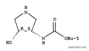 카르밤산, [(3S,4R)-4-히드록시-3-피롤리디닐]-, 1,1-디메틸에틸 에스테르