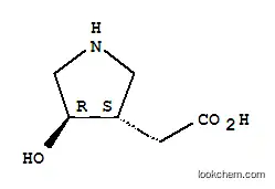 3-피롤리딘아세트산, 4-하이드록시-, (3R,4S)-rel-(9CI)