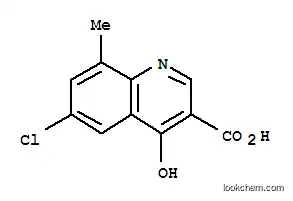 6- 클로로 -4- 하이드 록시 -8- 메틸 퀴놀린 -3- 카복실산