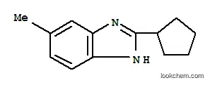 1H-벤즈이미다졸,2-사이클로펜틸-5-메틸-(9CI)