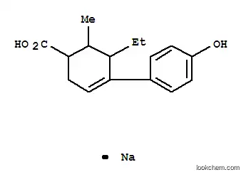 5-에틸-4-(p-히드록시페닐)-6-메틸-3-시클로헥센-1-카르복실산 나트륨염