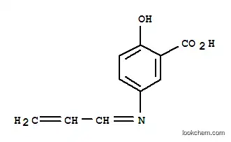 벤조산, 2-하이드록시-5-(2-프로페닐리덴아미노)-(9CI)