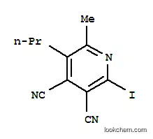 3,4-피리딘디카르보니트릴, 2-요오도-6-메틸-5-프로필-