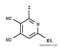 3,4-피리딘디카르보니트릴, 6-에틸-2-요오도-