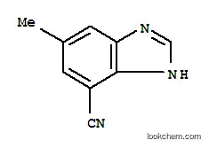 1H-벤즈이미다졸-4-카보니트릴,6-메틸-(9CI)