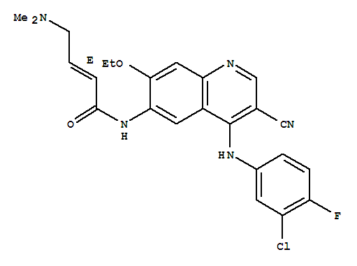 Pelitinib(EKB-569);(E)-N-(4-(3-chloro-4-fluorophenylamino)-3-cyano-7-ethoxyquinolin-6-yl)-4-(dimethylamino)but-2-enamide