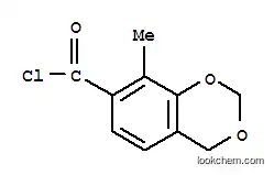 4H-1,3-벤조디옥신-7-카르보닐 클로라이드, 8-메틸-(9CI)