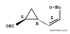 시클로프로판카르복스알데히드, 2-(1Z)-1-헥세닐-, (1S,2R)-(9CI)