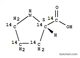 L-프롤린, [U-14C]