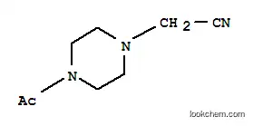 1-피페라진아세토니트릴, 4-아세틸-(9CI)
