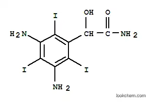 벤젠아세트아미드, 3,5-디아미노-알파-히드록시-2,4,6-트리요오도-