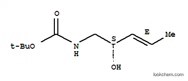 카르밤산, [(2S,3E)-2-히드록시-3-펜테닐]-, 1,1-디메틸에틸 에스테르 (9CI)
