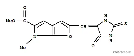 6H-푸로[2,3-b]피롤-5-카르복실산, 6-메틸-2-[(5-옥소-2-티옥소-4-이미다졸리디닐리덴)메틸]-, 메틸 에스테르