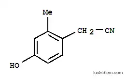 벤젠아세토니트릴, 4-히드록시-2-메틸-(9CI)