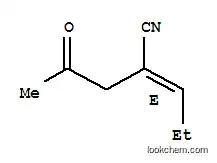 2-펜텐니트릴, 2-(2-옥소프로필)-, (2E)-(9CI)