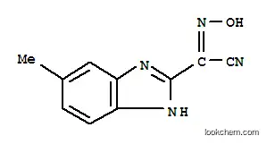 1H-벤즈이미다졸-2-아세토니트릴,알파-(하이드록시이미노)-5-메틸-(9CI)