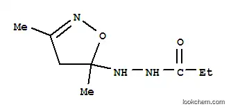 프로판산, 2-(4,5-디히드로-3,5-디메틸-5-이속사졸릴)히드라지드