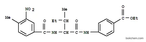 벤조산, 4-[[3-메틸-2-[(4-메틸-3-니트로벤조일)아미노]-1-옥소펜틸]아미노]-, 에틸 에스테르(9CI)