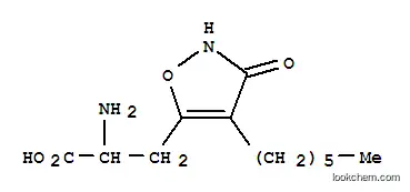 알파-아미노-4-헥실-2,3-디하이드로-3-옥소-5-이속사졸프로판산