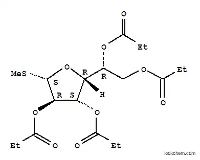 .beta.-D-글루코푸라노사이드, 메틸 1-티오-, 테트라프로파노에이트