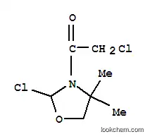 옥사졸리딘, 2-클로로-3-(클로로아세틸)-4,4-디메틸-(9CI)