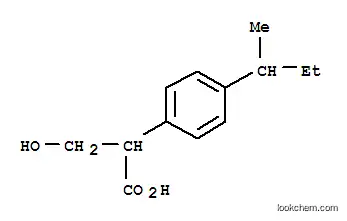 벤젠아세트산, -알파-(하이드록시메틸)-4-(1-메틸프로필)-(9CI)
