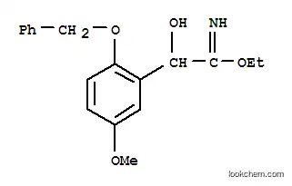 벤젠 에탄이 미드 산,-알파-히드 록시 -5- 메 톡시 -2- (페닐 메 톡시)-, 에틸 에스테르 (9CI)