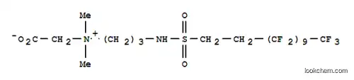 1-프로판아미늄, N-(카르복시메틸)-3-(3,3,4,4,5,5,6,6,7,7,8,8,9,9,10,10,11,11,12,12,12 ,XNUMX-헤네이코사플루오로도데실)술포닐아미노-N,N-디메틸-, 내부염