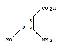 Cyclobutanecarboxylicacid,2-amino-3-hydroxy-,(1S,2S,3R)-(9CI)