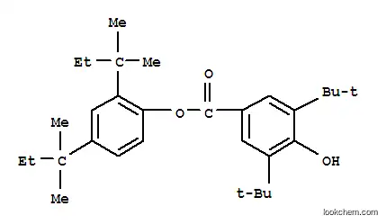 벤조산, 3,5-비스(1,1-디메틸에틸)-4-하이드록시-,2,4-비스(1,1-디메틸프로필)페닐 에스테르