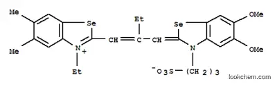 2-[2-[[5,6-ジメトキシ-3-(3-スルホナトプロピル)ベンゾセレナゾール-2(3H)-イリデン]メチル]-1-ブテニル]-3-エチル-5,6-ジメチルベンゾセレナゾール-3-イウム