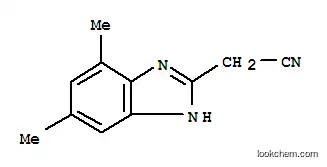 1H-벤즈이미다졸-2-아세토니트릴,4,6-디메틸-(9CI)