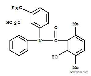 벤조산, 2-[(2-히드록시-3,6-디메틸벤조일)[3-(트리플루오로메틸)페닐]아미노]-