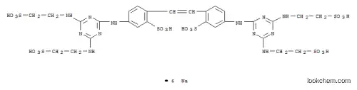 벤젠센술폰산, 2,2'-(1,2-에텐디일)비스[5-[4,6-비스[(2-술포에틸)아미노]-1,3,5-트리아진-2-일]아미노]-, 육나트륨염