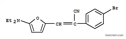 벤젠아세토니트릴, 4-브로모-알파-[[5-(디에틸아미노)-2-푸라닐]메틸렌]-