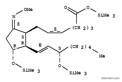 (5Z,8β,9Z,11R,13E,15S)-9-(メトキシイミノ)-11α,15-ビス(トリメチルシロキシ)プロスタ-5,13-ジエン-1-酸トリメチルシリル