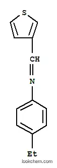 벤젠아민, 4-에틸-N-(3-티에닐메틸렌)-(9CI)