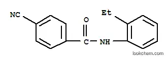 벤즈아미드, 4-시아노-N-(2-에틸페닐)-(9CI)
