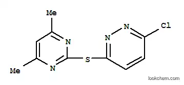 3-CHLORO-6-[(4,6-DIMETHYLPYRIMIDIN-2-YL)THIO]피리다진