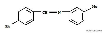 벤젠아민, N-[(4-에틸페닐)메틸렌]-3-메틸-(9CI)