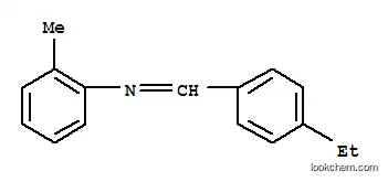 벤젠아민, N-[(4-에틸페닐)메틸렌]-2-메틸-(9CI)