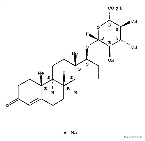 17BETA-HYDROXY-4-ANDROSTEN-3-ONE 17-D-GLUCURONIDE 나트륨 염
